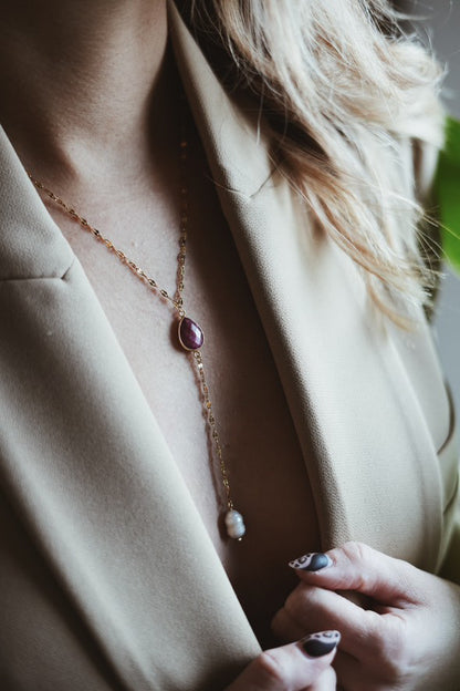 Kate Necklace 2 Rubis