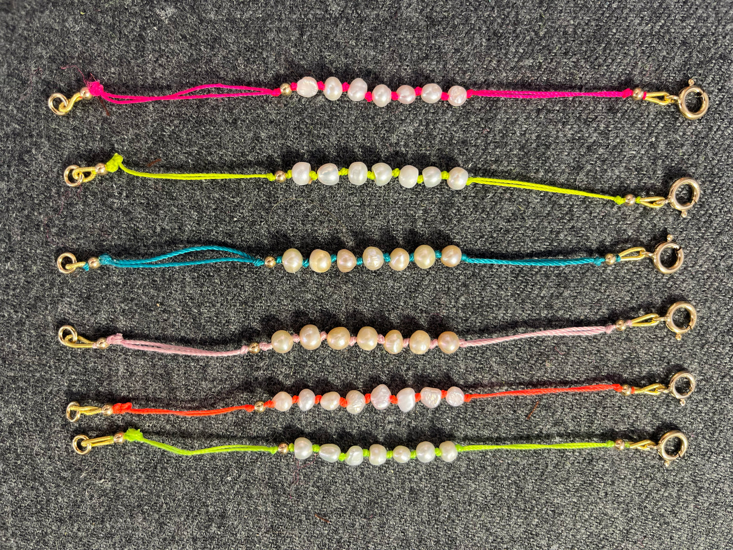 lima bracelets coloured close up